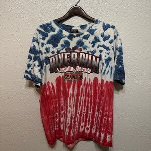 XL Tie-Dye River Run T-Shirt 2009 Laughlin Nevada Motorcycle Run